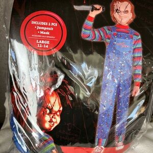 Chucky Kids Costume - Blue and Multicolor